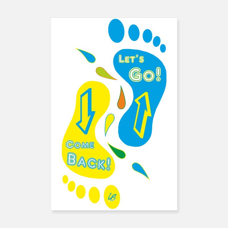 Feet_Come Back_Let c’est parti ! Poster 20 x 30 cm