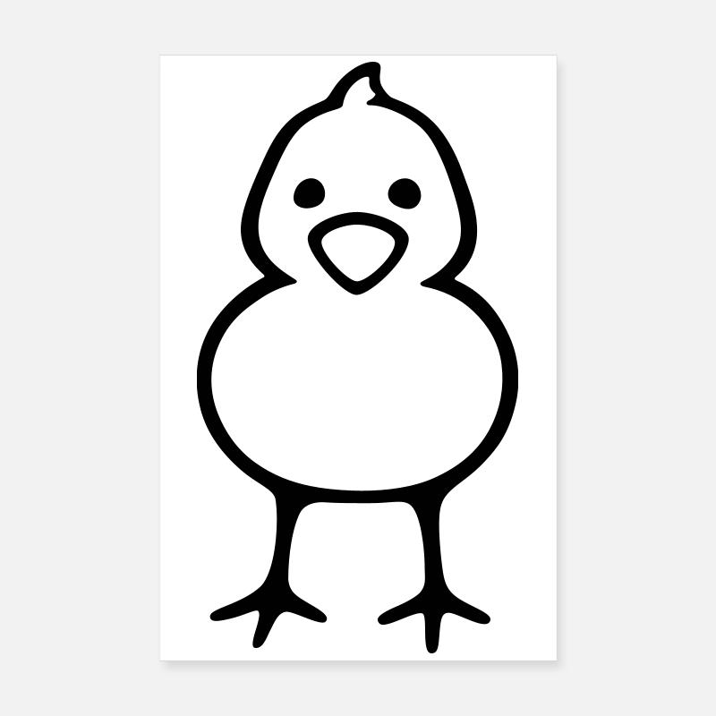 Chick Poster 20x30 cm