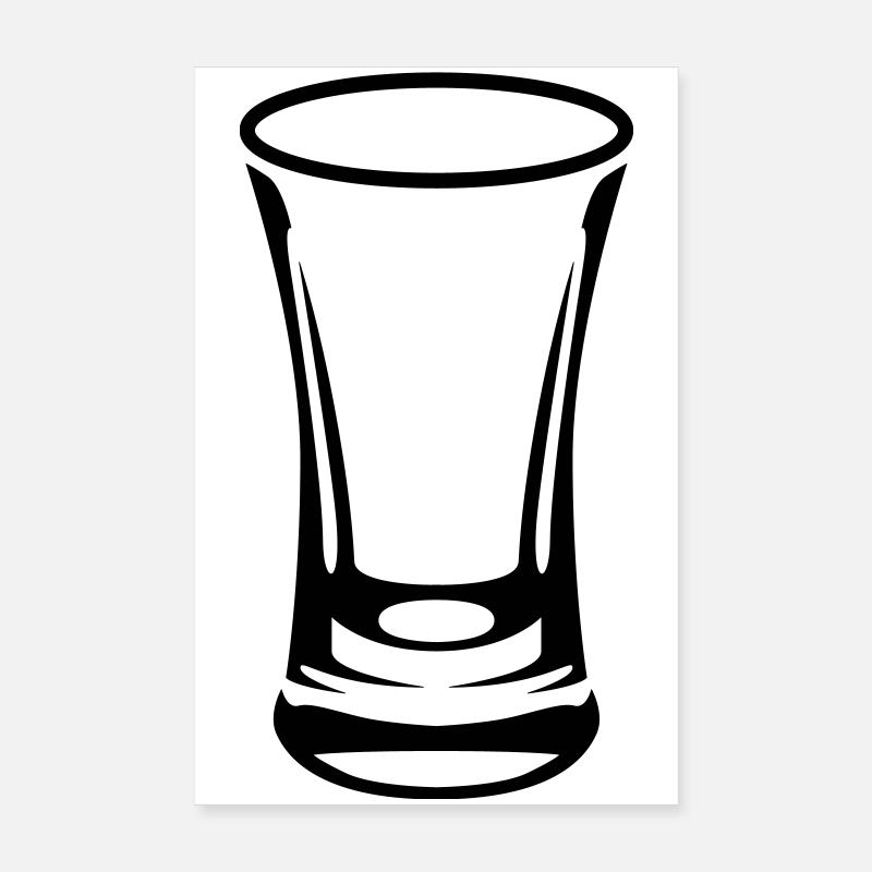 Shot Glass Poster 20 x 30 cm