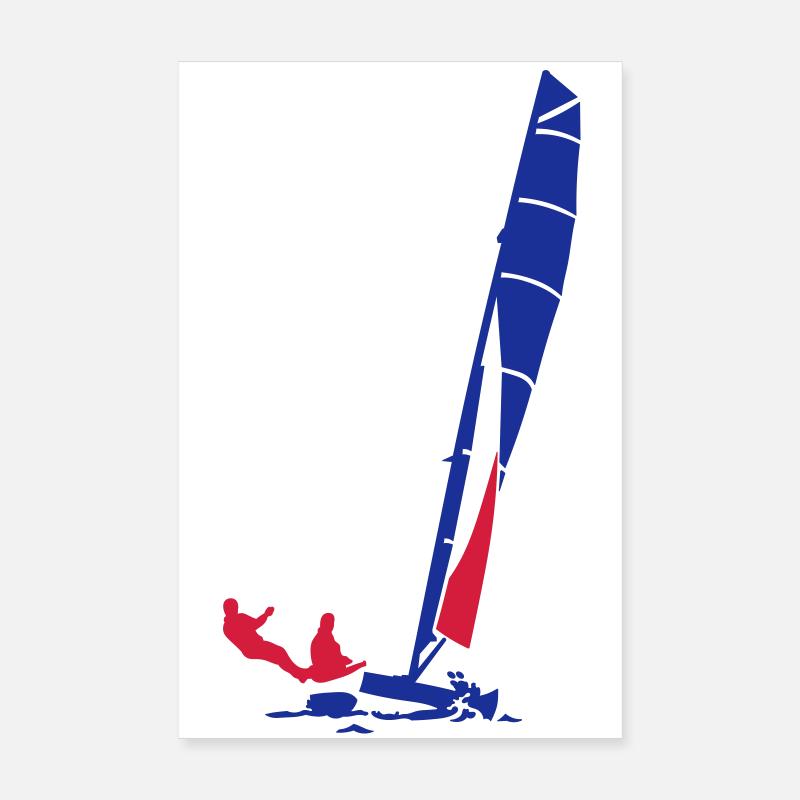 katamaran_1 - Poster 20 x 30 cm - blanc