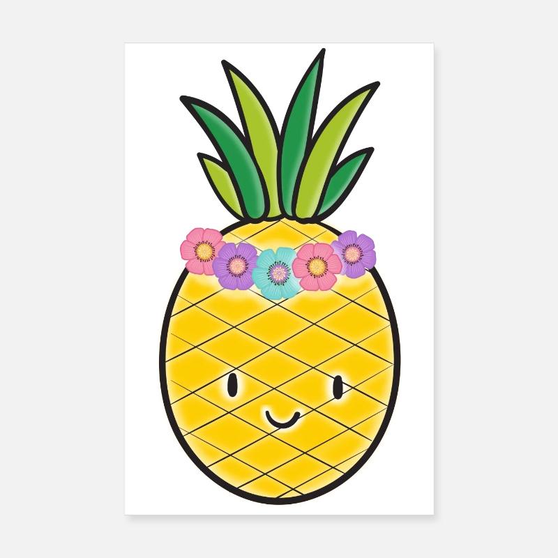 Ananas Poster 20x30 cm