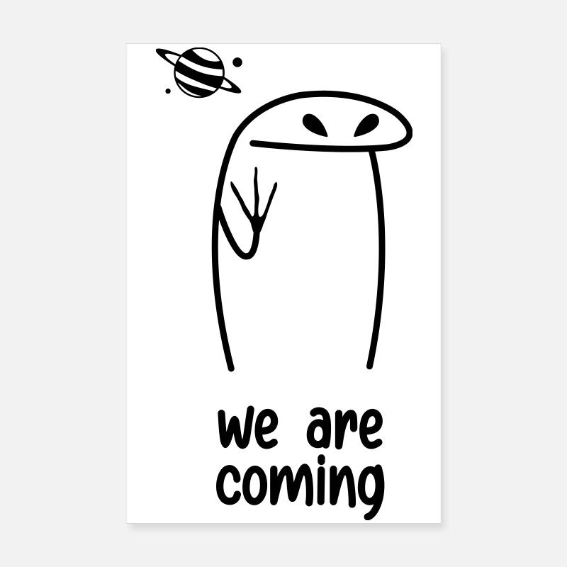 Alien nous venons Poster 20 x 30 cm