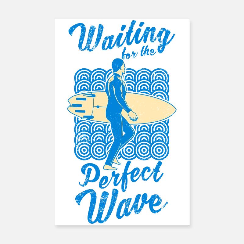 Motivation du surfeur Poster 20 x 30 cm