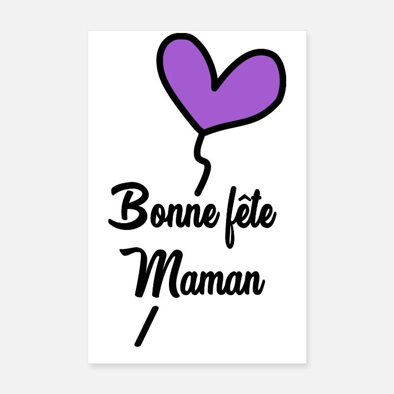 MAMA. MUTTERTAG. SCHÖNEN MUTTERTAG Poster 20x30 cm