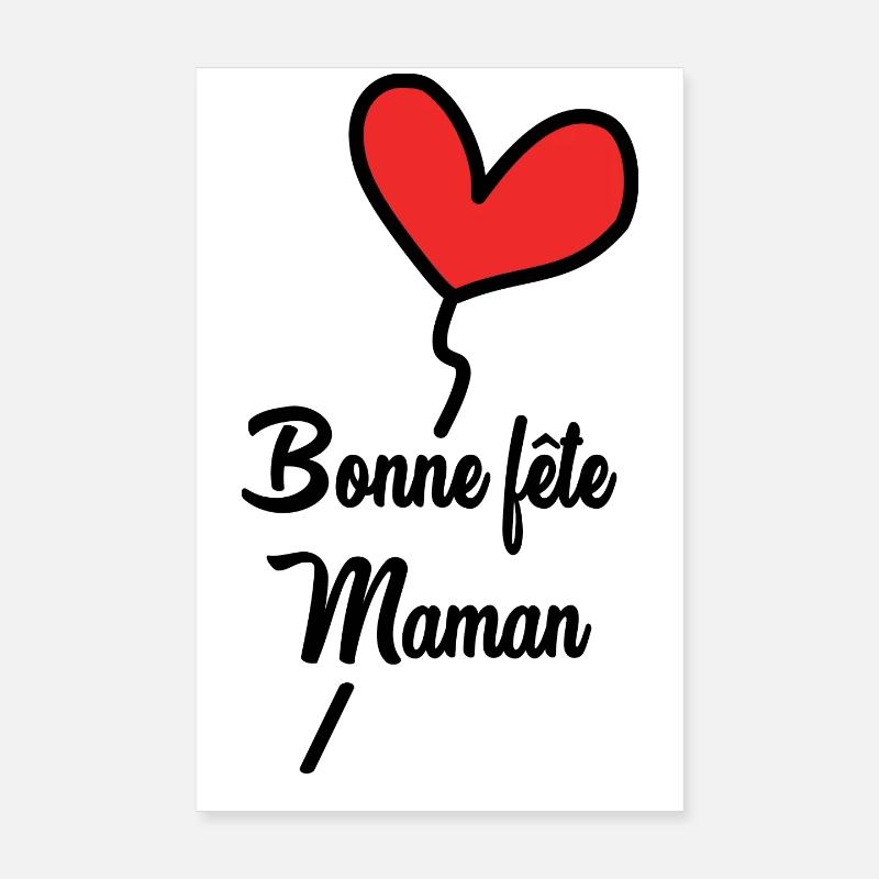 SCHÖNEN MUTTERTAG Poster 20x30 cm