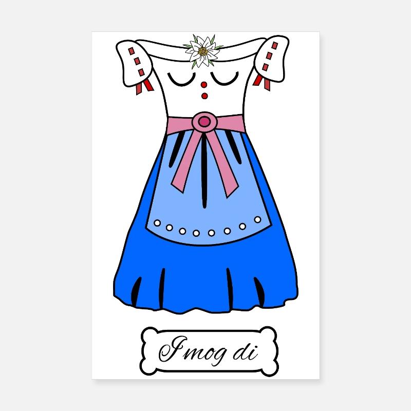 My_dirndl Poster 20x30 cm