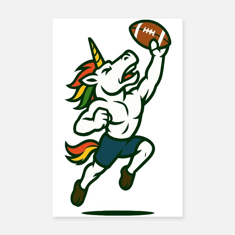 Saut du Gridiron de la Licorne Poster 20 x 30 cm