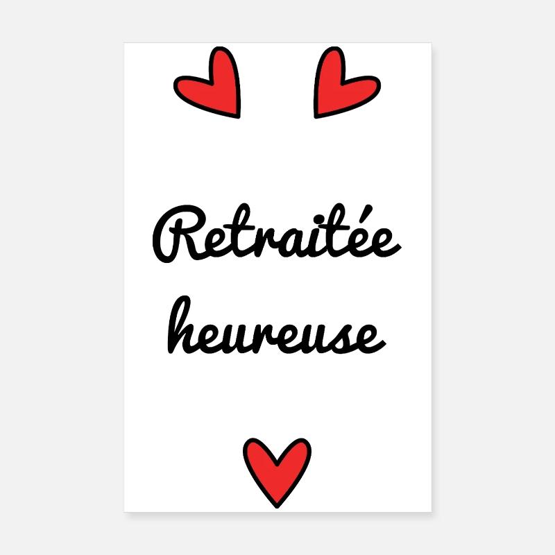 RETIRED. RETIREMENT. HAPPY RETIREMENT Poster 8" x 12" (20x30 cm)