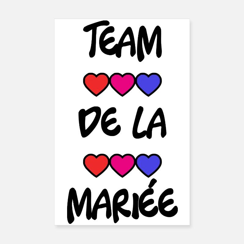 MARIEE. FUTURE MARIEE. EVJF. TEAM. TEAM MARIEE Poster 20 x 30 cm