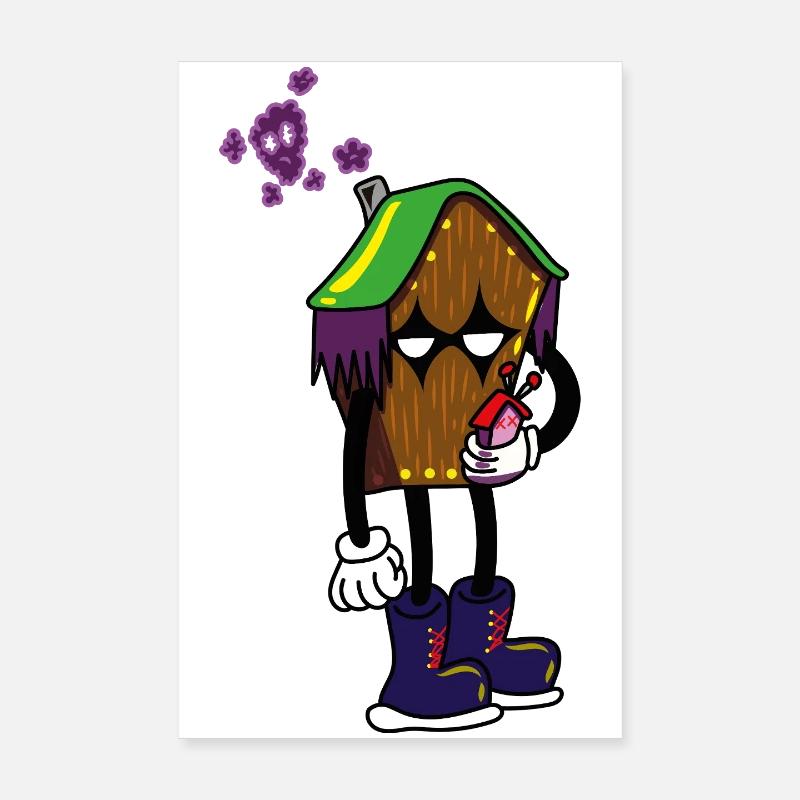 gothik house Poster 20 x 30 cm