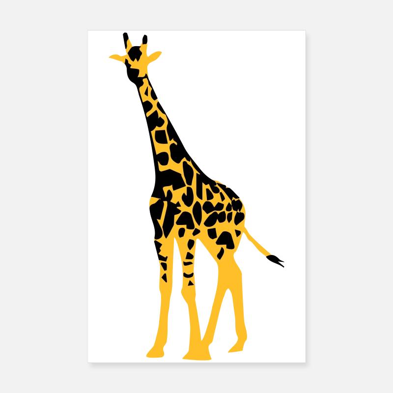 Girafe Poster 20 x 30 cm