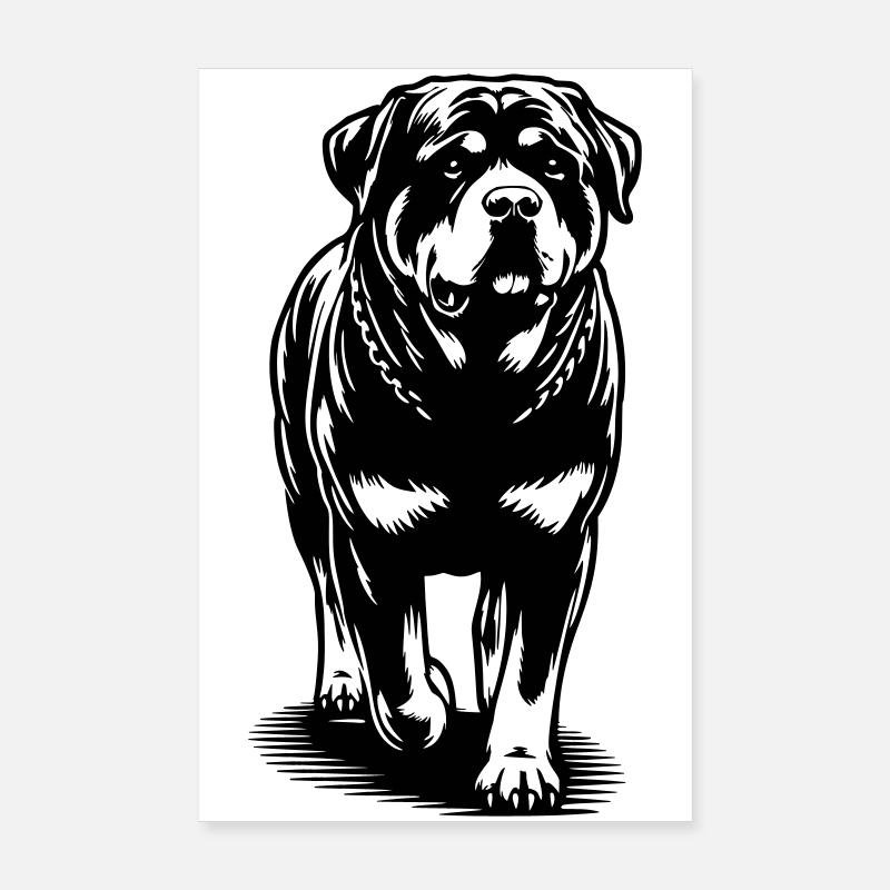 Rottweiler Poster 20 x 30 cm
