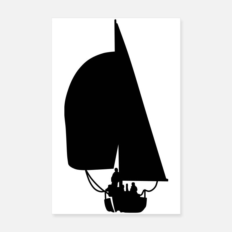 Segelboot Poster 20x30 cm