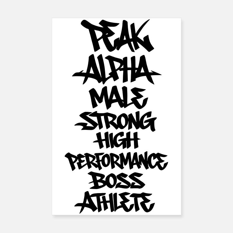 PEAK ATHLETE Poster 20x30 cm