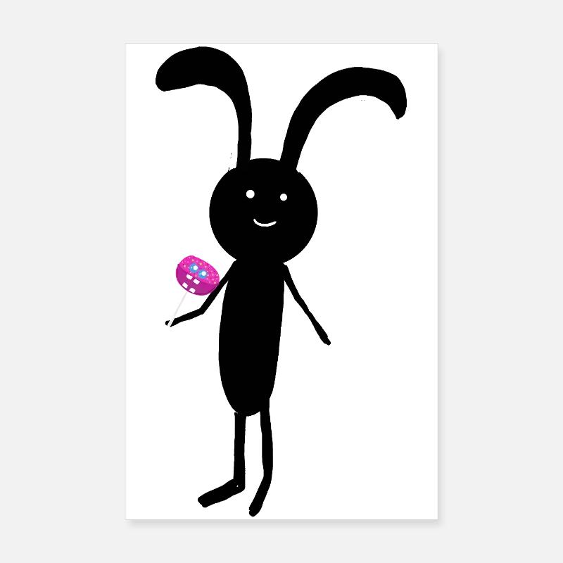 Les Enfants Lapins Poster 20 x 30 cm