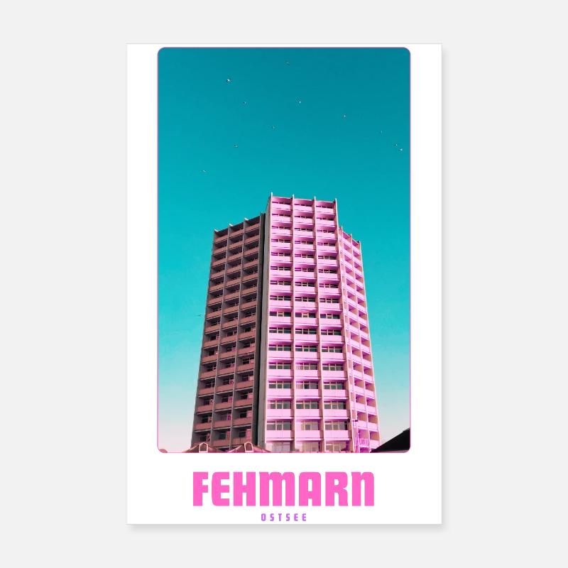 Fehmarn _ Ostsee  - Poster 20x30 cm - Weiß