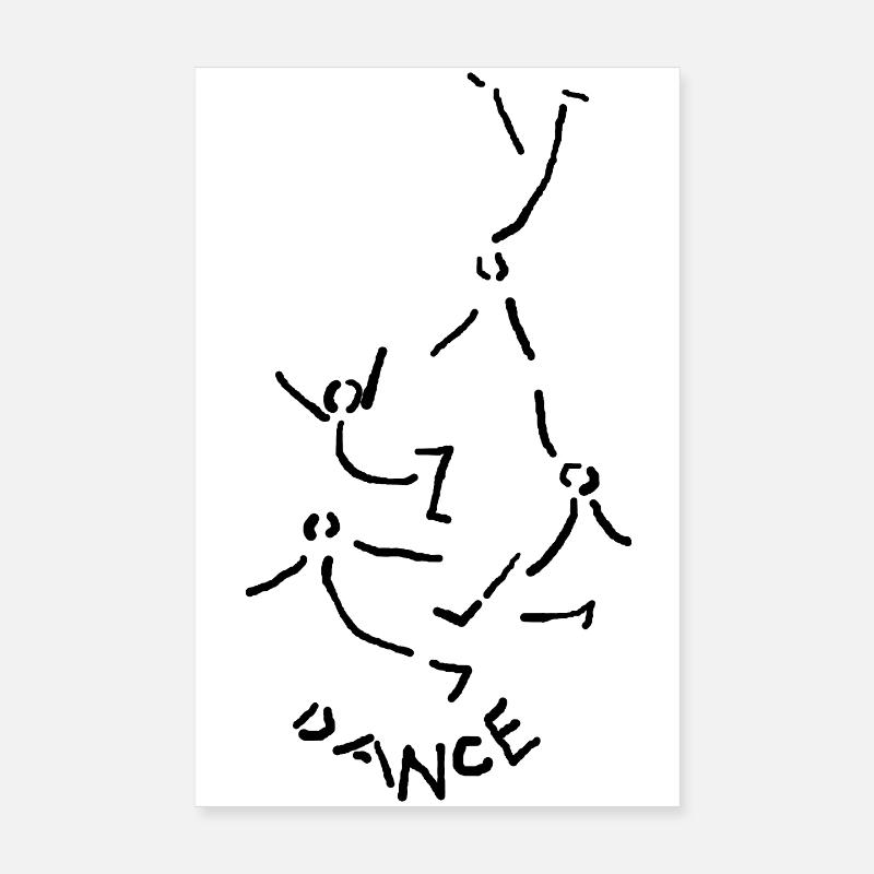 Dance dance dance Poster 8" x 12" (20x30 cm)