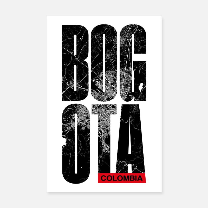 Bogota, Colombie Poster 20 x 30 cm