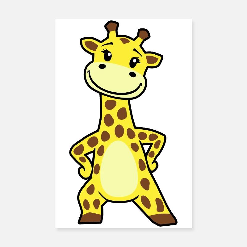 Girafe Poster 20 x 30 cm