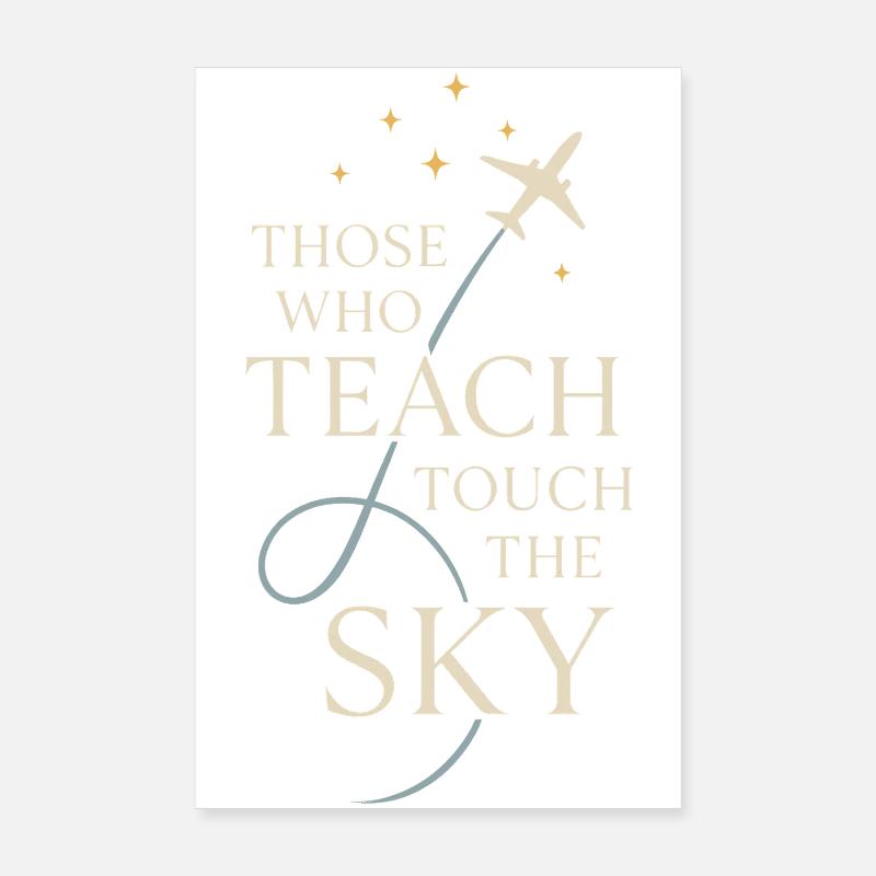 Fluglehrer Cfi Pilot Luftfahrtlehrer Poster 20x30 cm