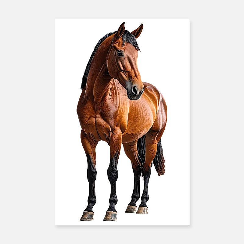 Pferd Poster 20x30 cm