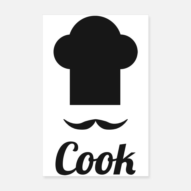 Chef - Kitchen - Cook Poster 8" x 12" (20x30 cm)