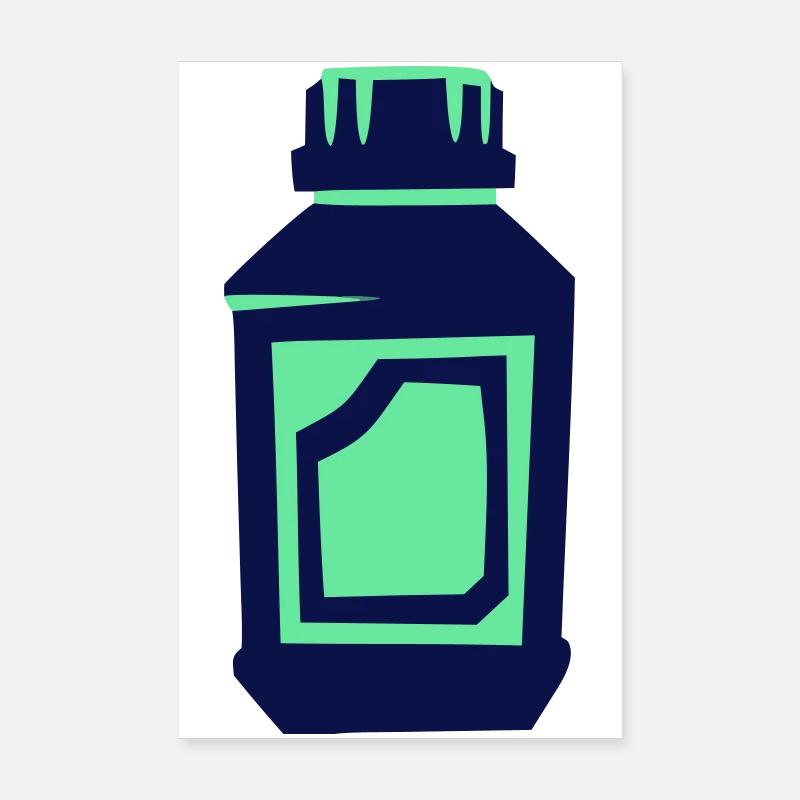 Fertilizer Bottle Crop Protection Poster 8" x 12" (20x30 cm)