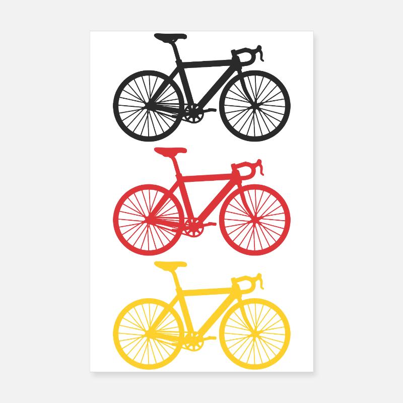 Cyclisme Allemagne Poster 20 x 30 cm