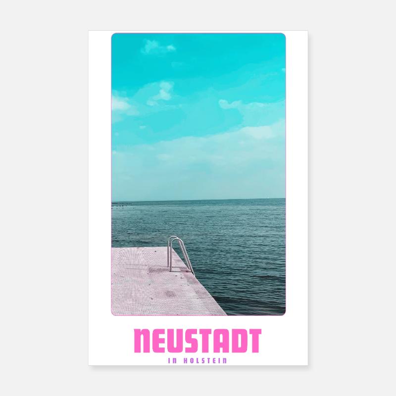 Neustadt in Holstein _ Ostsee  Poster 20x30 cm