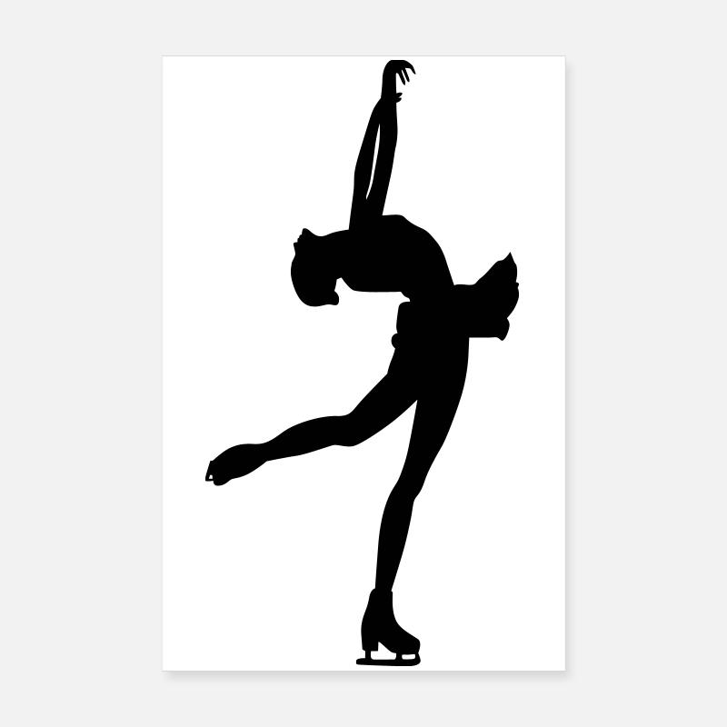 Tolles Design für eine Eiskunstläuferin Poster 20x30 cm