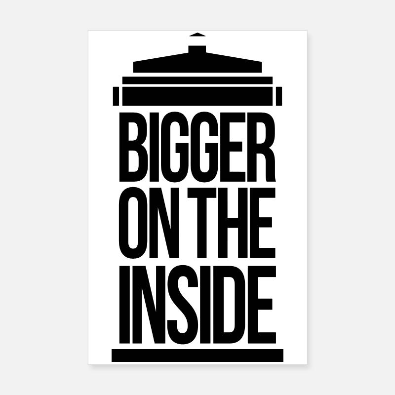 Bigger on the inside Poster 20x30 cm