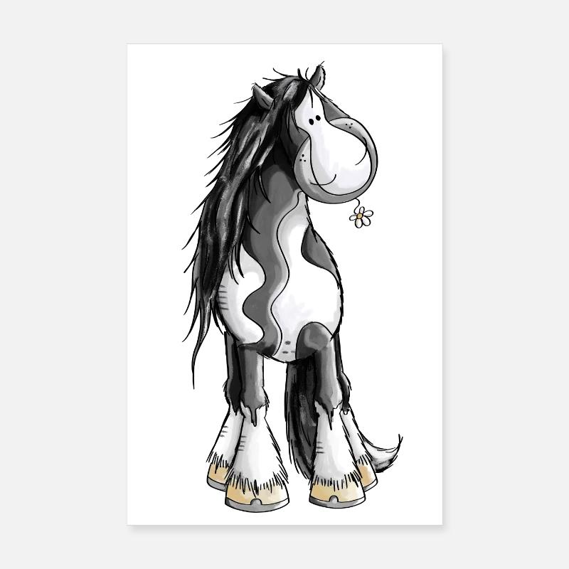 Tinker mit Blümchen Poster 20x30 cm