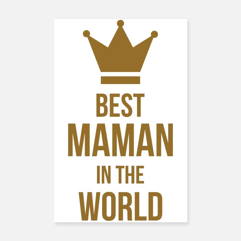 Beste Mama - Muttertag Poster 20x30 cm
