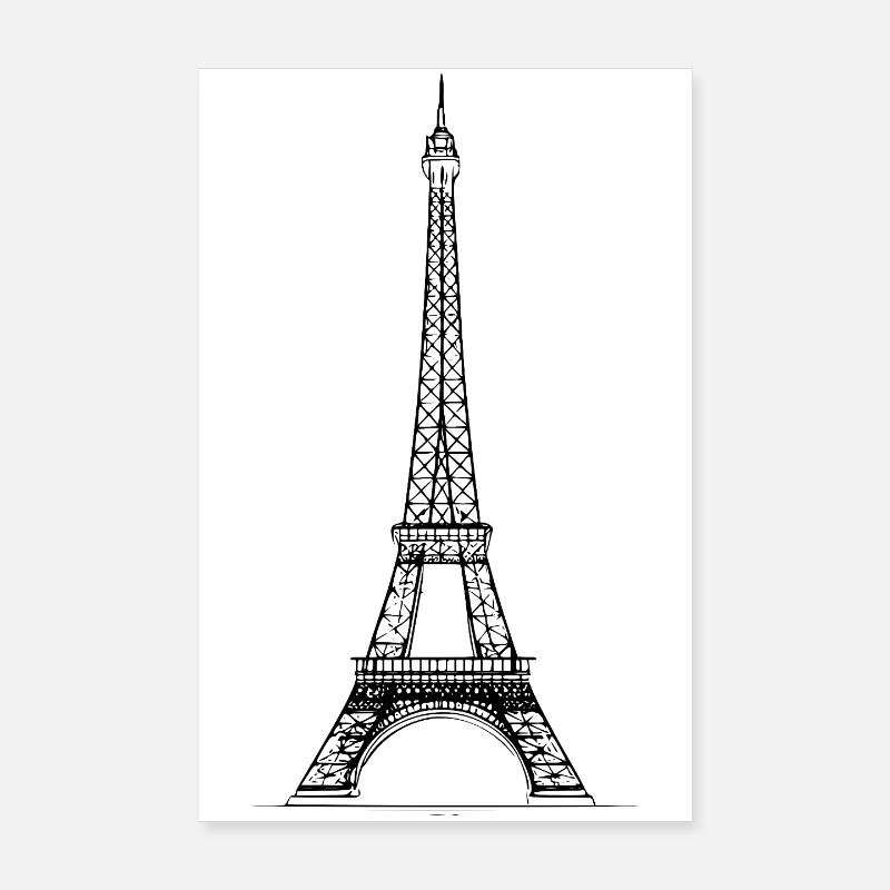 Tour Eiffel Poster 20 x 30 cm