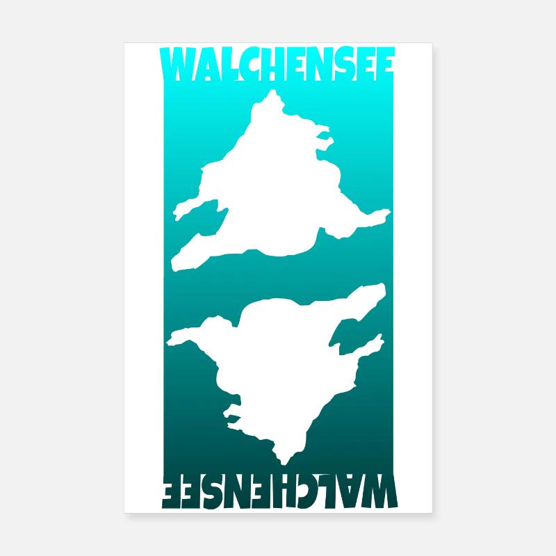Walchensee, Geschenk der Natur Poster 20x30 cm