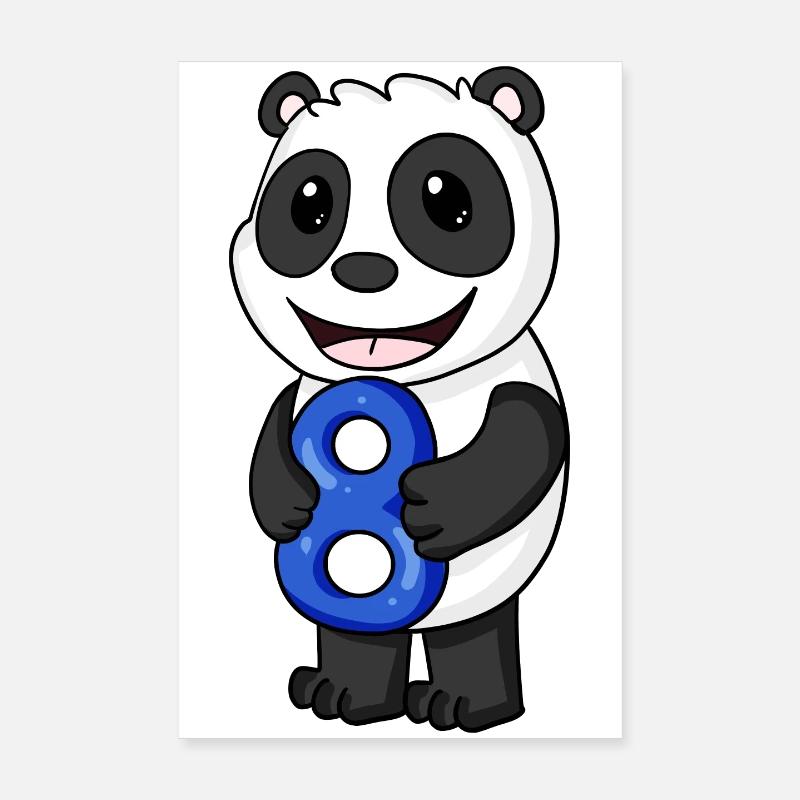 Panda 8 Poster 20 x 30 cm