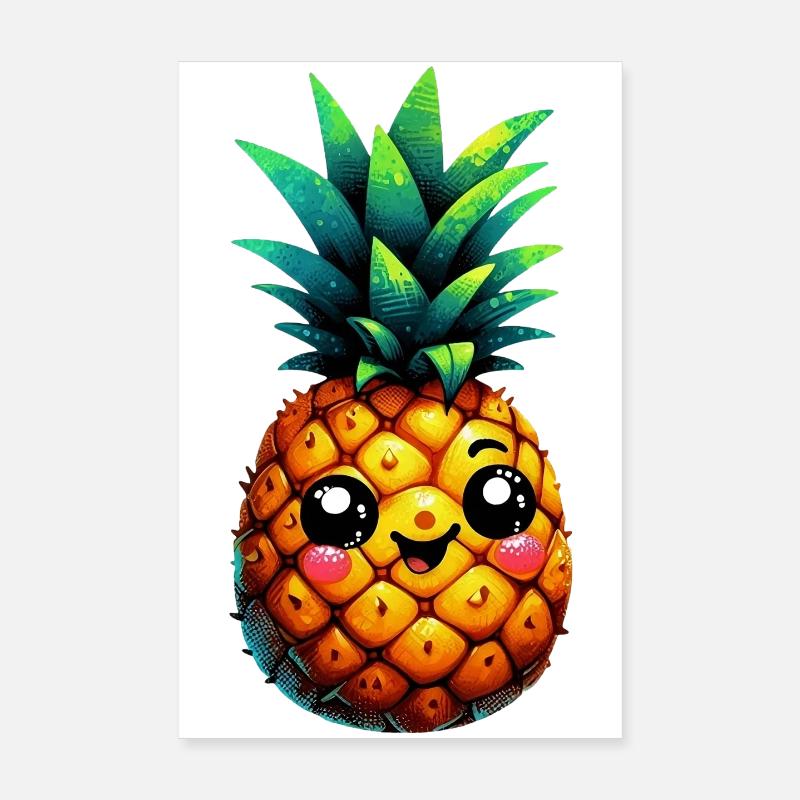 Ananas Poster 20x30 cm