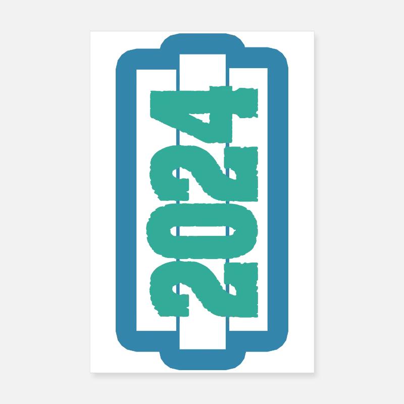 Year 2024 Poster 8" x 12" (20x30 cm)