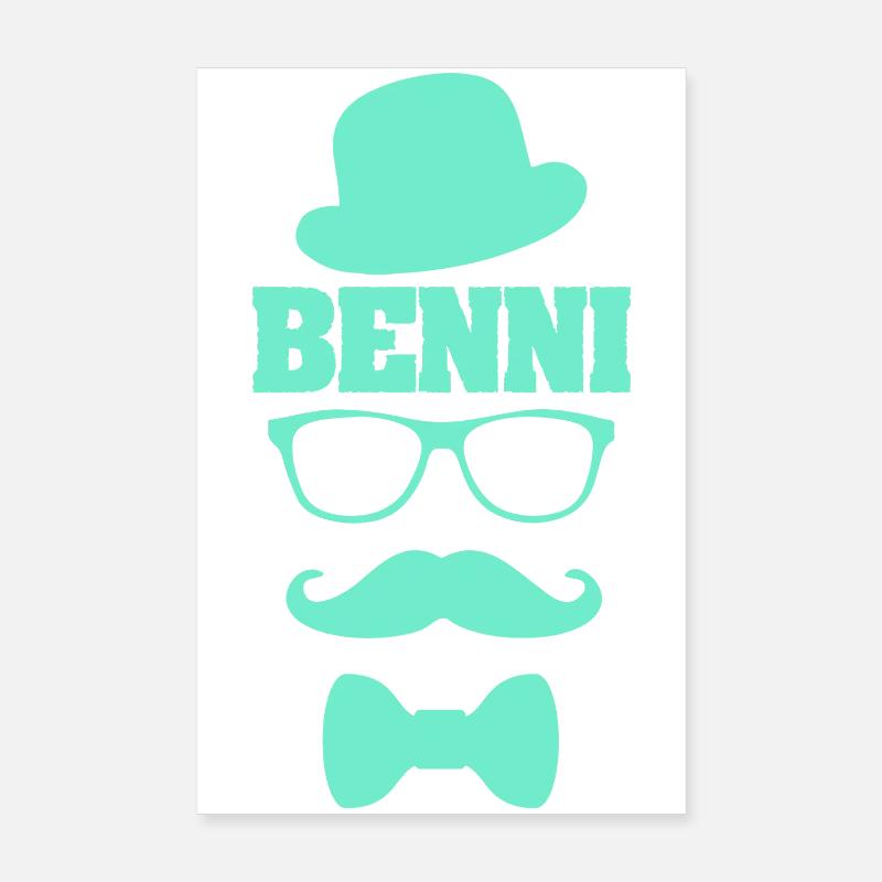 Benni as a first name Poster 8" x 12" (20x30 cm)