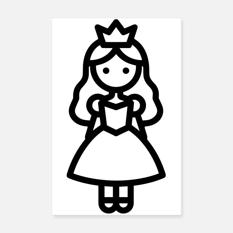 princesse Poster 20 x 30 cm