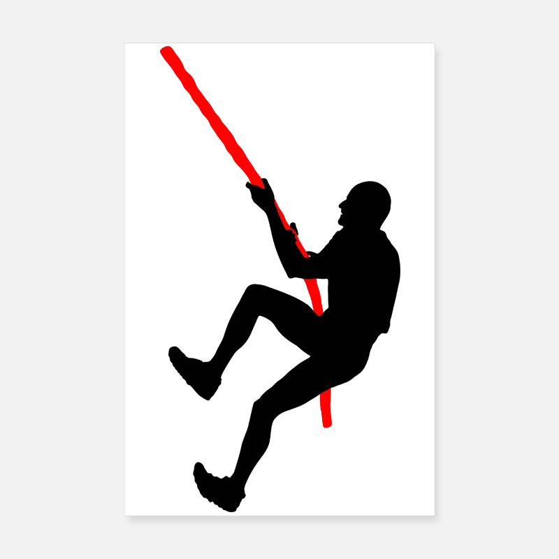 OCR Climb – Rope Challenge Design Poster 8" x 12" (20x30 cm)