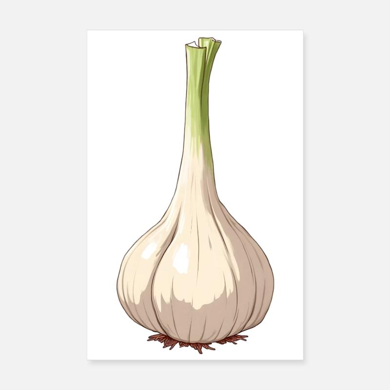 Knoblauch Poster 20x30 cm