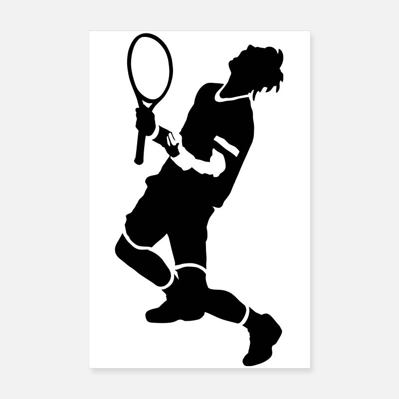 Tennis Poster 8" x 12" (20x30 cm)