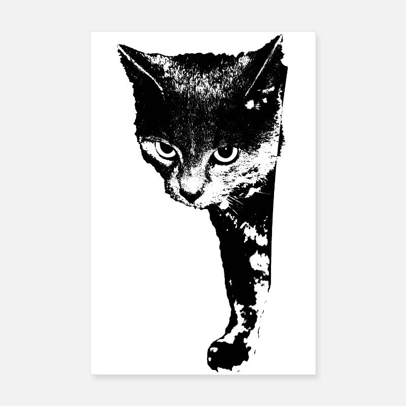 Chat Chat Chat Chat Chemise Cadeau Poster 20 x 30 cm