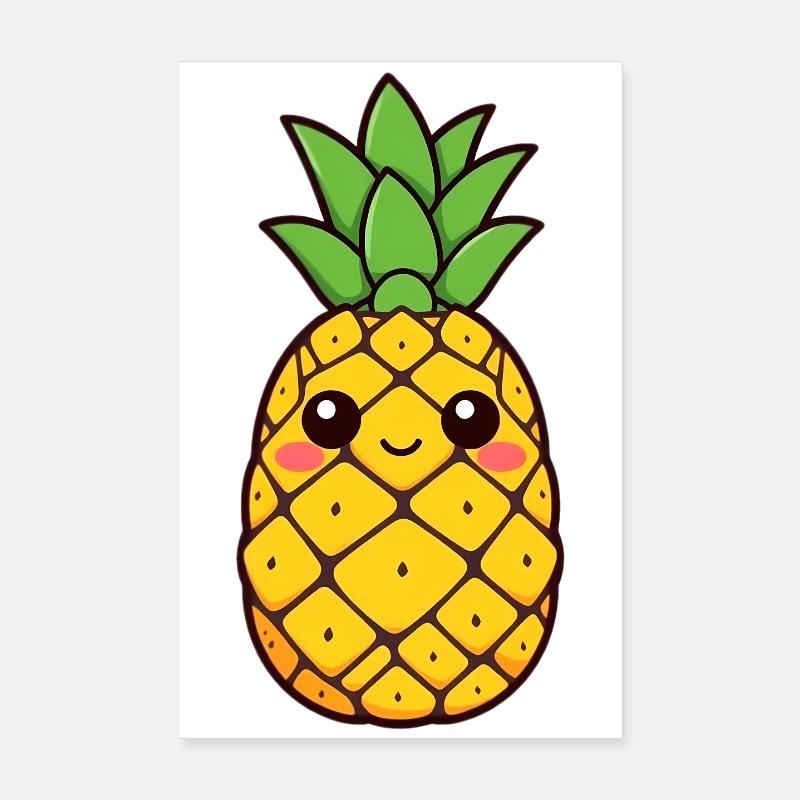 Ananas Poster 20 x 30 cm