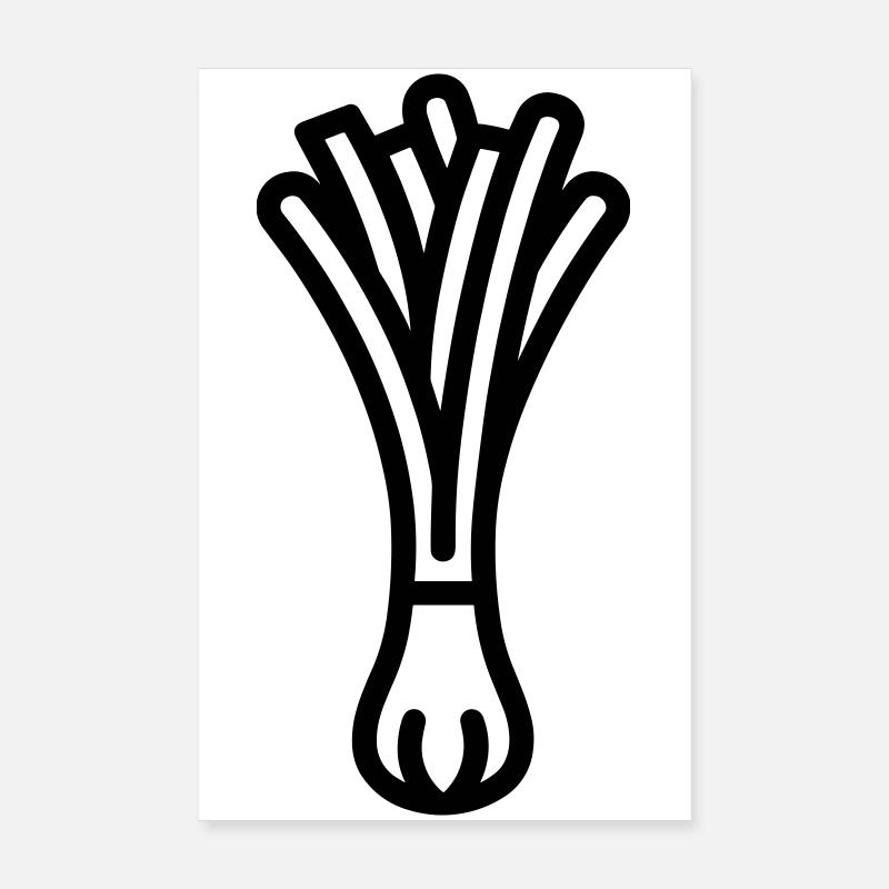 leek Poster 8" x 12" (20x30 cm)