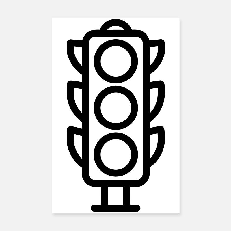 feu  Poster 20 x 30 cm