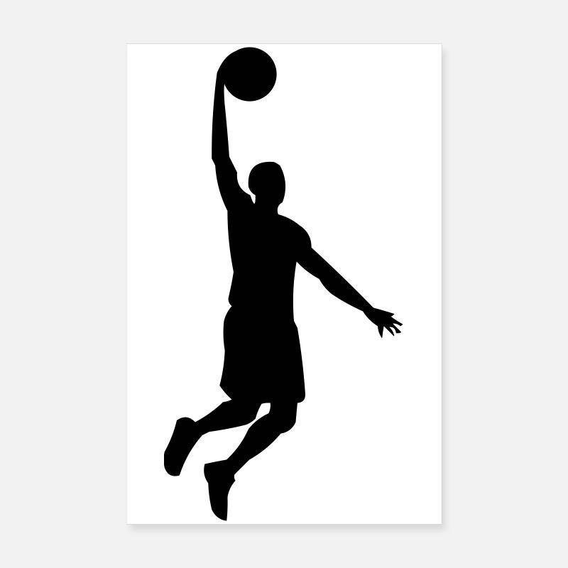 Basketballer Poster 20x30 cm