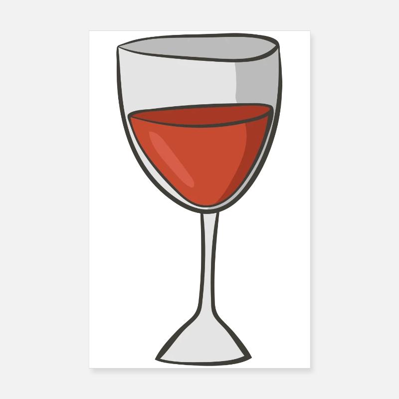 vin rouge Poster 20 x 30 cm