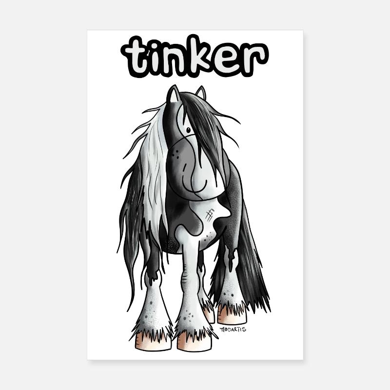 Witziger Irish Tinker Poster 20x30 cm